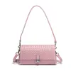 Bolsa Feminina Trançada Transversal para Axila 2026 Bolsa de Mão de Luxo Moda Bolsa Baguete Vintage Bolsa de Ombro Único Transversal Bolsa Sela