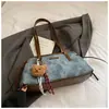 Bolso Retro de Gran Capacidad para Mujer Otoño e Invierno 2026 Nuevo Bolso de Mano al Hombro de Cuero Aceitado y Encerado Bolso de Axila de Gama Alta