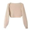 SW309B-23 Verano Nuevo Estilo Francés Relajado Cómodo Ajustado Peludo Manga Larga Muñequera Chal Chaqueta Corta