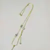 Anel Pequeno de Fivela de Paz Masculino e Feminino de Alta Qualidade com Pingente de Jade em Fio Vermelho Ultrafino, Cordão para Colar com Pingente de Jade Hetian