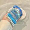 Elásticos de Cabelo Trançados Sem Marcas na Cor Dopamina para Meninas, Elásticos de Cabelo Infantis que Não Danificam o Cabelo, Cordas de Cabelo de Alta Elasticidade