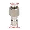 Aço inoxidável 1/4 pistola de água de alta pressão fio interno adaptador de fio externo aço inoxidável NPT3 / 8 conector de plugue rápido PA pote acessórios