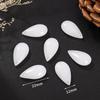 Pingente de Jade Sintético, Pingente de Borboleta de Jade Branco e Jade Amarelo, Estilo Chinês Verde Escuro e Verde Claro Acessórios para Colar DIY de Jade Sintético