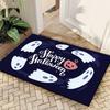 Amazon cross-border Halloween horror tema Cristal veludo tapete de entrada porta de entrada tapete de pé europeu e americano tapete absorvente antiderrapante
