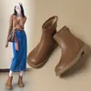 Botines retro ZHR para mujer, nueva colección otoño 2026, botines negros estilo británico ajustados, de suela plana, cómodos de llevar, botines Martin