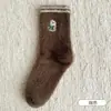 Meias Grossas de Veludo de Visão de Inverno Quentes para Mulheres, Meias de Maternidade de Outono, Meias Fofas para Dormir em Casa, Fabricante em Estoque
