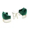Sofá Combinado de Tela Nórdica de Lujo Ligero Salón de Belleza Fotografía de Bodas Sala de Exposiciones Área de Recepción y Negociación Cabina de Mesa y Silla para Ocio