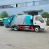 Caminhão de saneamento municipal e coleta de lixo Dongfeng de 10 metros cúbicos, totalmente fechado, à prova de vazamentos, com controle hidráulico