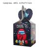 Caja de dulces con estampado de dibujos animados para decoración de fiestas infantiles, caja de refrigerios, caja de embalaje variada, caja de manzana, 6 piezas
