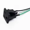 Suministro DB-F-M enchufe de tres agujeros y tres polos estándar americano enchufe de alimentación AC industrial hembra empotrada Cable de Cinta