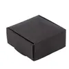 Caja de papel kraft caja de embalaje para jabón hecho a mano caja con ventana para joyería pequeña caja para aceites esenciales caja de cartulina blanca de avión al por mayor en stock
