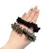 Lujo Ligero, Gomas para el Cabello de Cristal de Gama Alta, Cuerdas para el Cabello de Moda y Versátiles, Accesorios para el Cabello Exquisitos y de Gama Alta