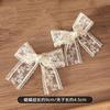 Pinza para el cabello con lazo de cinta dulce, clip para flequillo lateral, pinza sencilla de pico de pato, adorno para la cabeza, popular francés, pinza para el cabello sencilla