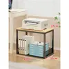 Estante para impressora, organizador de papel A4 de várias camadas para casa e escritório, adequado para alunos do ensino fundamental, pode ser colocado em uma mesa para guardar livros e mochilas