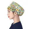 Gorro Quirúrgico de Algodón Puro para Cabeza Grande para Hombres y Mujeres, Gorro de Trabajo, Gorro de Enfermera, Gorro de Dibujos Animados Elástico Venta al por Mayor