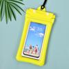 Bolsa Estanque para Celular com Airbag Flutuante Duplamente Selada à Prova d'Água para Derrapagem Praia PVC Transparente com Tela Sensível ao Toque Capa Estanque para Celular