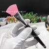 Cepillo para mascarilla de silicona cepillo para mascarilla Varilla negra spa facial mascarilla de lodo silicona suave fácil limpieza herramientas de belleza