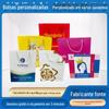Bolsa de Mão Joias Sacola de Papel Impressão de Logotipo Embalagem Corporativa Sacola de Presente Sob Medida Loja de Roupas Sob Medida Papel Eco-Friendly