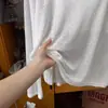 Blusa de Tricô com Proteção Solar, Gola Redonda, Modelagem Solta, Macia e com Toque Levemente Ceroso, Fina, Levemente Transparente, Manga Longa, Top para Meia-Estação, Camisa de Base Feminina