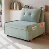 Sofá Cama de Pana Individual Modelo Nuevo Plegable Doble Uso Sala de Estar Balcón Multifuncional Extensible Desplegable Cama Integrada