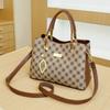 Bolsas Estampadas para Mulheres, Novas Bolsas da Moda para Mulheres, Bolsas de Mão, Atmosféricas para Meia-Idade de Grande Capacidade, Bolsas Versáteis de Ombro e Transversais
