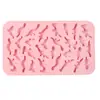 Nuevo molde de silicona 30 incluso pequeño de dinosaurio para chocolate pastel galletas gelatina DIY herramientas de horneado ventas directas de fábrica