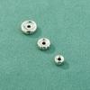 Plata Esterlina S925 Corte Grueso Seis Caracteres Palabras Verdaderas Juego Divertido Espaciador A juego Accesorios DIY Pulsera Cuentas a juego