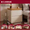 Mesita de noche 2026 modelo nuevo para dormitorio del hogar, estante de almacenamiento de mesita de noche, estilo vintage, pequeño armario de mesita de noche, diseño ultraestrecho
