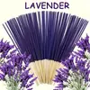 Varillas de Incienso Lavanda de 22 cm - Varilla Natural de Aromaterapia para Yoga, Meditación y Fragancia para el Hogar, Paquete Múltiple Disponible