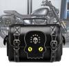 Gran oferta, bolsa trasera para motocicleta Harley, motocicleta eléctrica, coche, cuero PU, bolsa colgante modificada, bolsa trasera para montar retro, gran capacidad