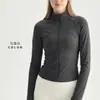 Jaqueta de Yoga Preta Slim Fit Proteção Solar Fitness Esportiva Fina Justa Manga Longa Roupas de Yoga Top Feminino