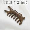 Peine de Masaje Meridianos para Niños de Sándalo, Artesanía Souvenir, Peine de Madera Mini Esponjoso de Dientes Grandes para Cuero Cabelludo, Logo Personalizable