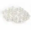 8/10MM acrílico lentejuela brillante transparente colorido agujero recto cuentas redondas cuentas sueltas pulsera DIY cadena de bolso accesorios de joyería