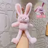 Colgante de Felpa con Orejas de Conejo Lindo de Moda Llavero Creativo Muñeca Decoración Sorpresa Regalo Pequeño Al por Mayor