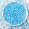 Grava de cristal de aguamarina de colores, piedras de cristal en bruto, piedras desmagnetizadoras, paisajismo de acuarios, decoración del hogar, adornos desmagnetizadores al por mayor
