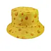 Sombrero de Pescador Estampado Transfronterizo, Reversible, Unisex, Sombrero Versátil con Protección Solar para Actividades al Aire Libre, Sombrero de Cubo Retro con Graffiti
