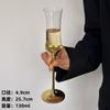 Taça de Champanhe de Alta Qualidade e Estilosa com Cintura Estreita, Vidro com Bolhas Galvanizado, Taça de Vinho de Cristal, Taça de Espumante, Presente para Casamentos