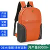 Mochila Nueva de PU con Bloques de Color Mochila Casual Multifuncional Fuente de Fábrica Mochila de Sarga para Viajes al Aire Libre