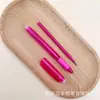 Bolígrafo Borrable Personalizado de Fábrica 0.7mm Punta Redonda Color Tinta Borrable Térmica Bolígrafo Borrable Térmico de Doble Punta Goma