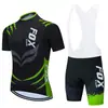 Ropa de Ciclismo Cross-Border Fox de Manga Corta y Shorts Traje de Ciclismo de Carretera de Montaña Verano Hombres Moldeador de Cuerpo Secado Rápido