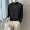 Otoño e Invierno Comercio Exterior Marca de Moda Ins Cuello Medio Terciopelo Alemán Hombres Manga Larga Ajustado Engrosado Cálido Ropa Interior de Pareja Camisa