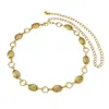 Cadena de Cintura Bohemia para Playa de Verano Accesorios Estilo Étnico Cinturón de Metal para Mujeres con Faldas Cadena Corporal para el Ombligo Venta al por Mayor
