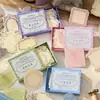 Bloco de Notas Adesivas para Caderno Série Sinfonia das Flores Papel Especial Artístico Caderno em Relevo Material Decorativo DIY Papel Base