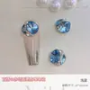 Accesorios Populares para Uñas, Lujo Accesible Bolas Cuadradas Gruesas Hechas a Mano con Diamantes, Accesorios para Uñas de Aleación de Cristal Super Brillantes de Celebridad de Internet