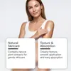 Crema para el Cuidado de la Piel Derivada de Plantas, Loción Corporal Suave Hidratante y Nutritiva para Piel Áspera, Loción Corporal de Uso Diario Externo
