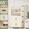 Em estoque Casa Sem Instalação Guarda-Roupa de Bebê Armário de Armazenamento para Recém-Nascidos Guarda-Roupa Dobrável para Roupas Infantis Guarda-Roupa sem Furos
