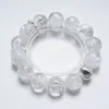 Calle de Ensueño Escena Fuegos Artificiales Blancos de Cristal Natural Pulsera Hecha a Mano para Mujer, Nuevo Estilo Versátil, Pulsera Blanqueadora al por Mayor