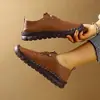 Colección de verano 2026 transfronteriza tallas grandes: Zapatos casuales de suela blanda, de una sola tira y con cordones para mujer, con un estilo inspirado en el británico