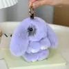 Chaveiro de Pelúcia Imitação de Coelho Rex - Pingente de Pelúcia Conforme Normas Internacionais