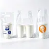 Bolsa para Té de Leche Bolsa de Plástico de Grado Alimenticio Bolsa con Logo Personalizado Taza Individual/Doble Empaque Transparente Bolsa Desechable para Bebidas Impresible